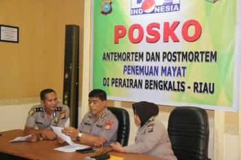 Polda Riau Cari Saksi Kunci 10 Mayat Selat Malaka