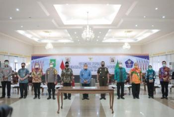 Wagub Riau Resmikan Sosialisasi Virtual Pembangunan Zona Integritas