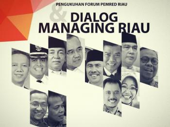 Dialog Managing Riau, Forum Pemred Riau tantang para Pemimpin beberkan idenya