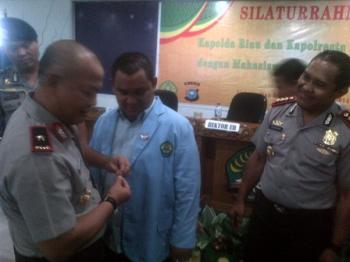 Kapolda Riau datangi UNRI Minta Maaf pada Mahasiswa