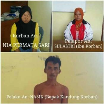 Dasar Ayah Bejat! Nasik Dua Tahun Tega Setubuhi Anak Kandung