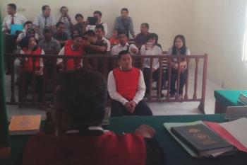 Mahasiswa Riau penista agama Islam dituntut 4 tahun Penjara