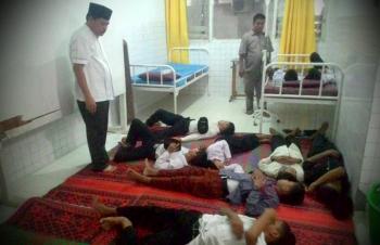 Ratusan Santri Ponpes Al-Majidiyah Rohil keracunan makanan