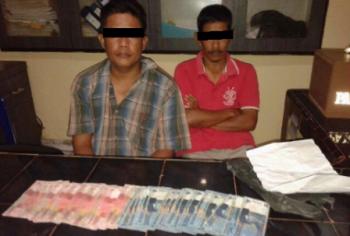 Wah! Uang Palsu beredar di Rohil, Pembuat dan Pengedar dibekuk