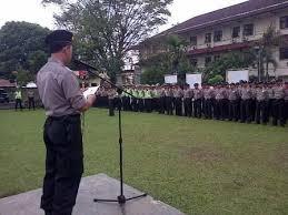 Kapolres Ade Johan Langsung Pimpin Apel Kesiapan Pilkada Pelalawan
