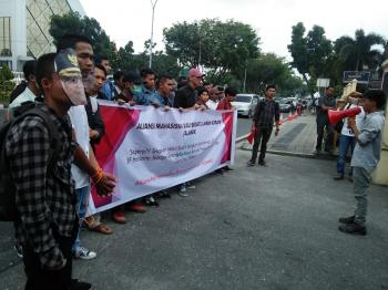 Mahasiswa Desak Polda Riau Usut Tuntas Dugaan Tipikor Pipa Transmisi