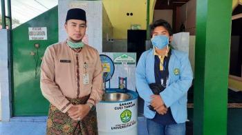 Relawan Covid-19 UNRI Edukasi Protokol Kesehatan di 17 Masjid