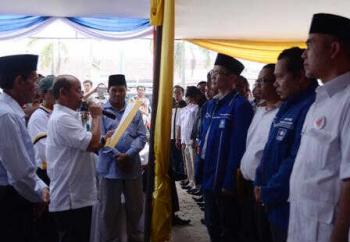 Menuju Pelalawan Satu, HAZA Resmikan Posko Pemenangan dan Tim Koalisi