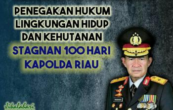 Kinerja Kapolda Riau 100 hari dinilai stagnan oleh Jikalahari, apa kata polisi?
