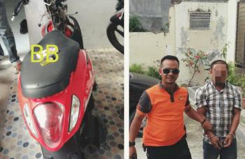 Polsek Sukajadi ringkus maling motor saat nongkrong di warnet