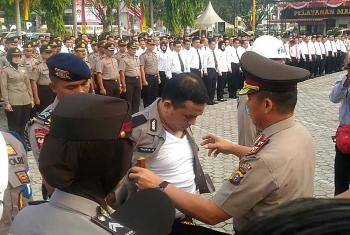 11 Polisi Riau dipecat, 16 lagi menunggu giliran
