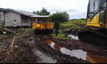Aparat Gabungan Sita Alat Berat di Kawasan Hutan
