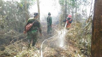 TNI Gencar Patroli dan Sosialisasi Karhutla