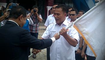 Abdul Halim Resmi Pimpin KONI Rohul Hingga 2020