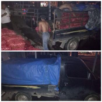 1.350 Kilogram Bawang Merah Ilegal Disita Polisi