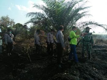 Koramil Kampar Tegaskan Cegah Karhutla di Wilayah Satuan