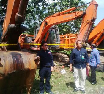Gakkum Kemen-LHK Memburu Pemilik Enam Alat Berat di Hutan Lindung