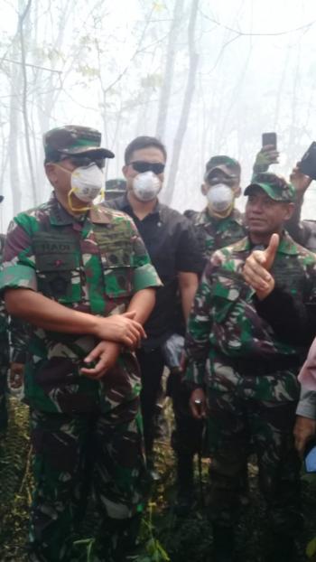 Polres Dumai Segel Lahan Konsesi Chevron Terbakar