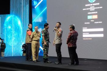 Kapolri-Panglima TNI Luncurkan Dashboard Lancang Kuning Nasional