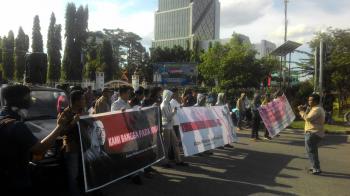 Unjuk Rasa, Mahasiswa Riau Puji Jalan Tol di Kepemimpinan Jokowi