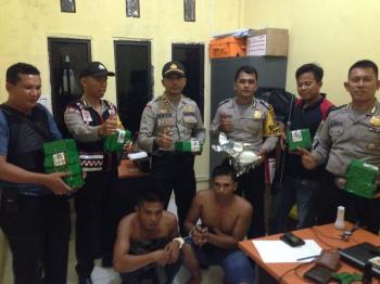 10 Kg sabu diamankan di depan Kantor Polsek Siak Kecil