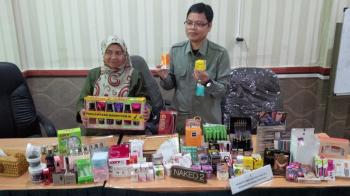BBPOM Pekanbaru Sita 1.923 Kosmetik Ilegal