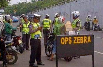 Operasi Zebra 2014 Tuntas, 2574 Kendaraan Ditilang