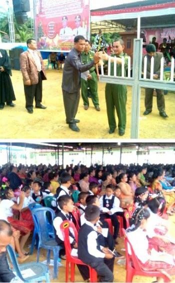 Plt Sekdakab Rohil Ikut Natal Oikoumene di Balai Jaya