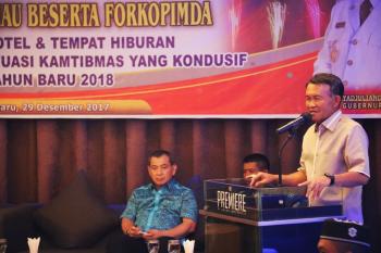Kapolda Riau: Pelaku Usaha Hiburan harus peka Kamtibmas