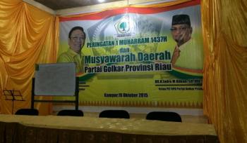 Sst! Ada isu Musda Golkar Riau di Ponpes Kampar akan dibuat ricuh