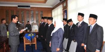 Sekda Rohul, Damri lantik Pejabat Eselon II dan IV