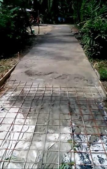 Tanpa Plang, Semenisasi di Lancang Kuning Diduga Proyek Siluman