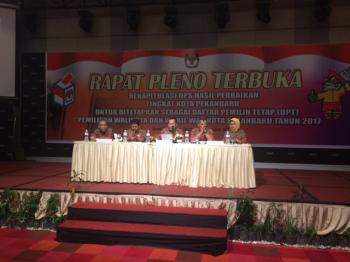 Dengan 10 alasan, KPU Pekanbaru hapus 1492 pemilih Tampan di Pilkada Pekanbaru