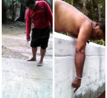 Waduh! Belum Dipakai, Jembatan di Bagan Batu Sudah Retak