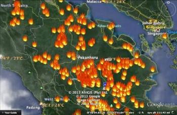 16 Hotspot Muncul di Sumatera, 10 Ada di Riau