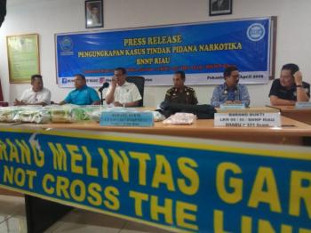 Empat Ribu Lebih Bandar Narkoba Ditahan di Riau