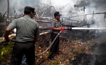 Aparat kaget, 1,5 Ha lahan di Rohul terbakar, 2 Desa malah kompak: bukan wilayah desa saya, Pak!
