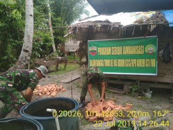 TMMD Perluas Program Sanitasi Masyarakat Kampar