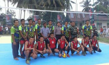 TNI Sukseskan Turnamen Olahraga Desa Jelang HUT RI