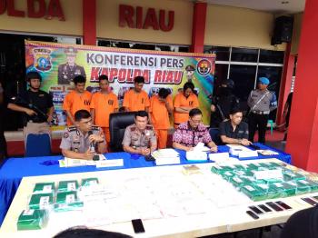 Polda Riau Sita 232 Kilogram Sabu-Sabu Sepanjang 2018
