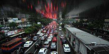 Sektor transportasi penyumbang polusi terbesar di Indonesia