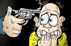 Koboi! Perampok di Pekanbaru tempel pistol di kepala korban, "Serahkan uang atau kutembak!"