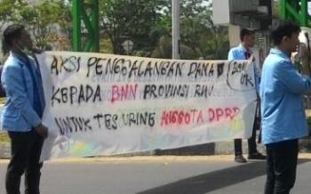 BEM UR galang dana, 685 ribu terkumpul untuk bantu BNN tes urine anggota DPRD Riau