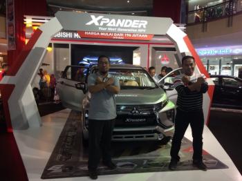 Bukti mobil fenomenal, Mitsubishi Xpander Exhibition di Riau lampaui target
