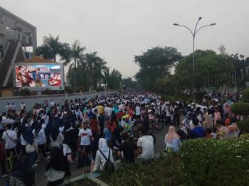 Polda Riau Pecahkan Rekor MURI, 54.000 Milenial Semarak Kampanye Lalulintas