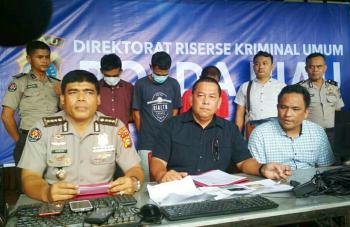Polda Riau bongkar Judi Online di Warnet Pekanbaru