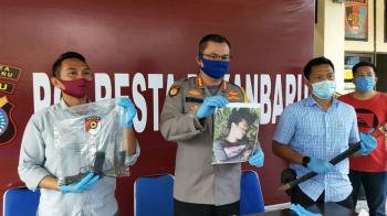 Polresta Pekanbaru Tembak Mati Rampok Samurai