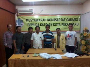 Pandapotan Sitanggang jadi ketua Pemuda Katholik kota Pekanbaru