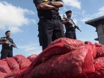 Polisi Air Dumai Gagalkan Penyelundupan Lima Ton Bawang dari Malaysia