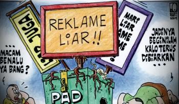 Pekanbaru marak reklame liar di pohon, Dewan: bertahun-tahun dirawat malah rusak, tertibkan!